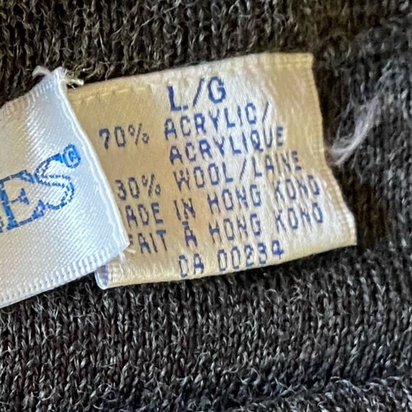 Charcoal Grey Wool Blend Pleated Flare Winter Office Pull On Skirt-Sz-M/L - Picture 10 of 13